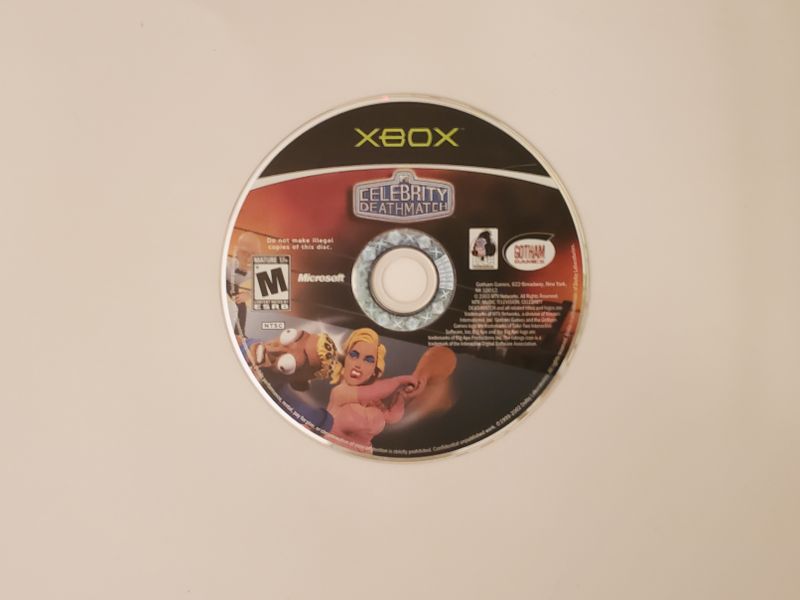 Microsoft Xbox Celebrity Deathmatch video game
