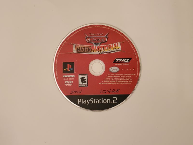 Sony Playstation 2 Cars Mater-National Championship video game