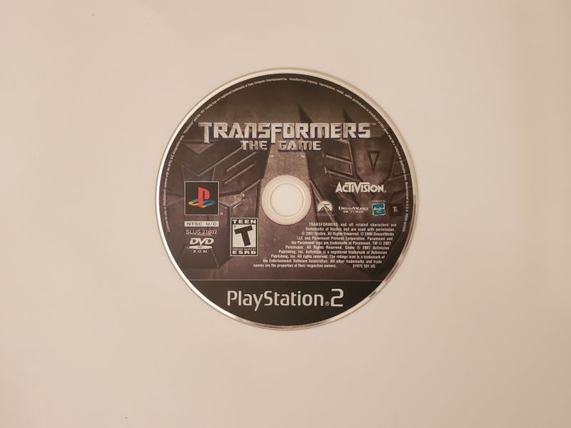 Sony Playstation 2 Transformers: The Game video game