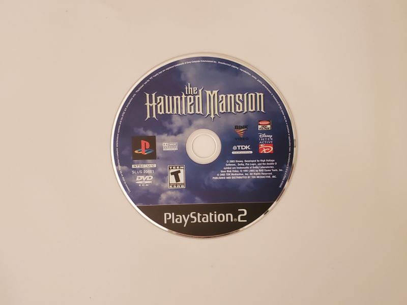 Sony PlayStation 2 The Haunted Mansion video game