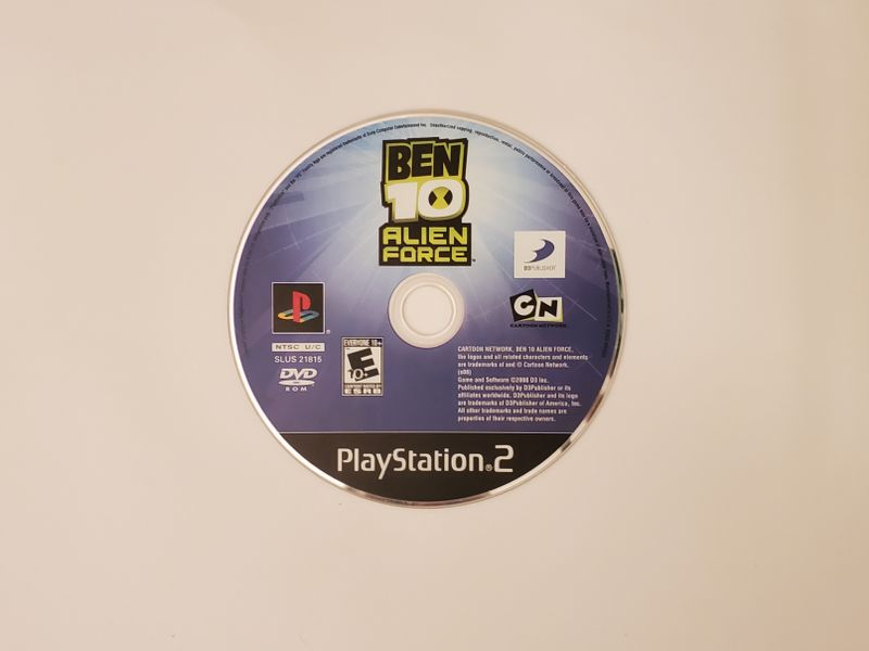 Sony Playstation 2 Ben 10 Alien Force video game
