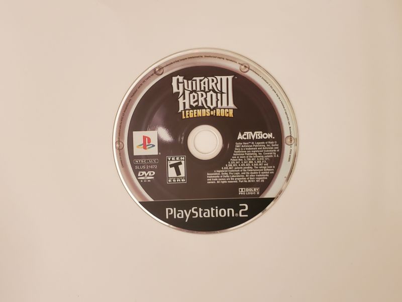 Sony Playstation 2 Guitar Hero III Legends of Rock video game