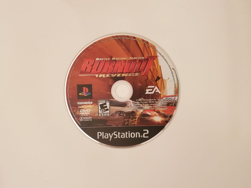 Sony Playstation 2 Burnout Revenge video game