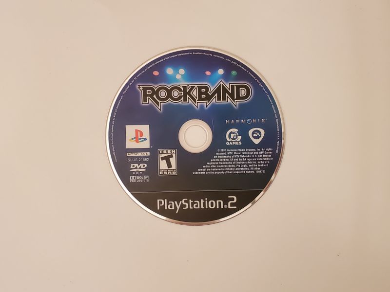Sony Playstation 2 Rock Band video game