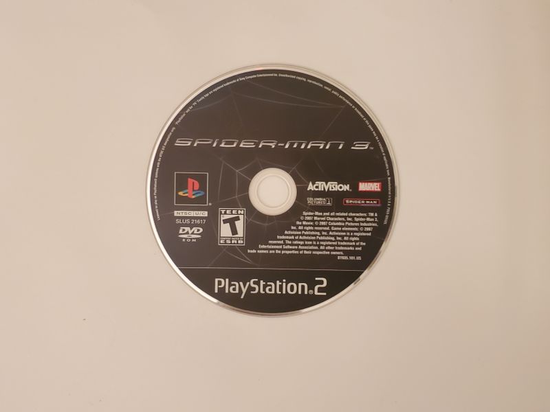 Sony Playstation 2 Spiderman 3 video game