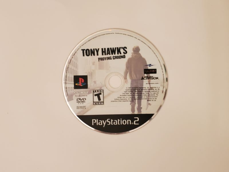Sony Playstation 2 Tony Hawk Proving Ground video game
