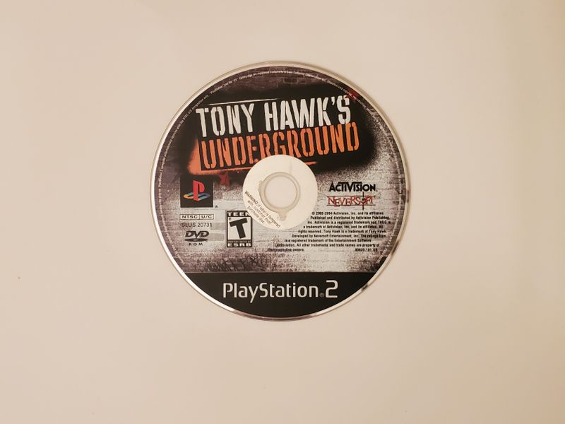 Sony PlayStation 2 Tony Hawk's Underground video game