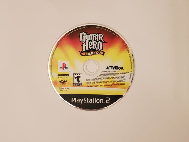 Sony Playstation 2 Guitar Hero World Tour video game