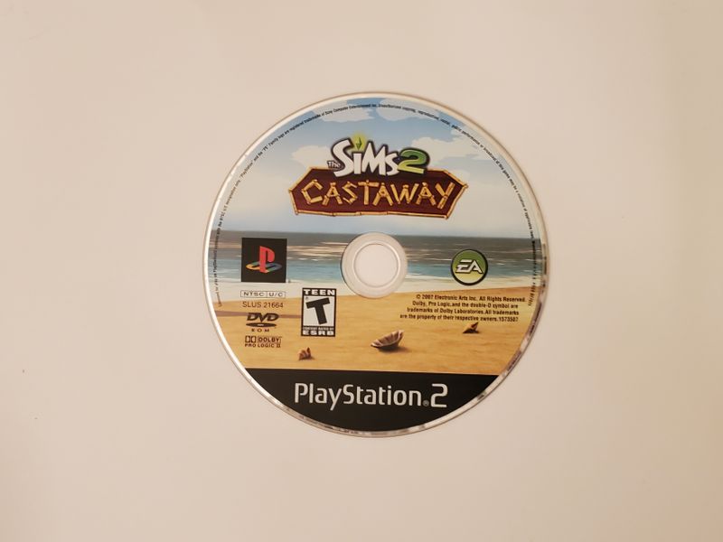 Sony Playstation 2 The Sims 2: Castaway video game
