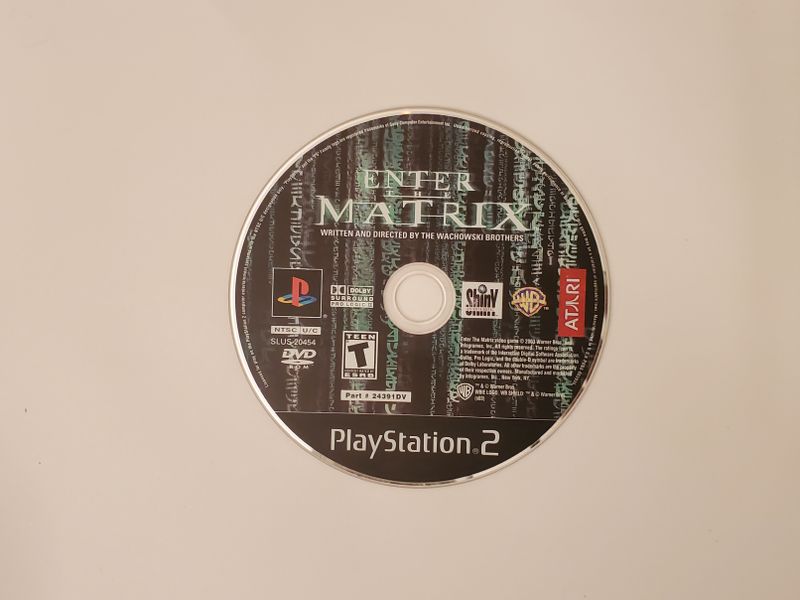 Sony Playstation 2 Enter the Matrix video game