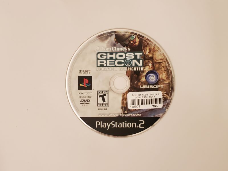 Sony PlayStation 2 Tom Clancy's Ghost Recon: Advanced Warfighter video game