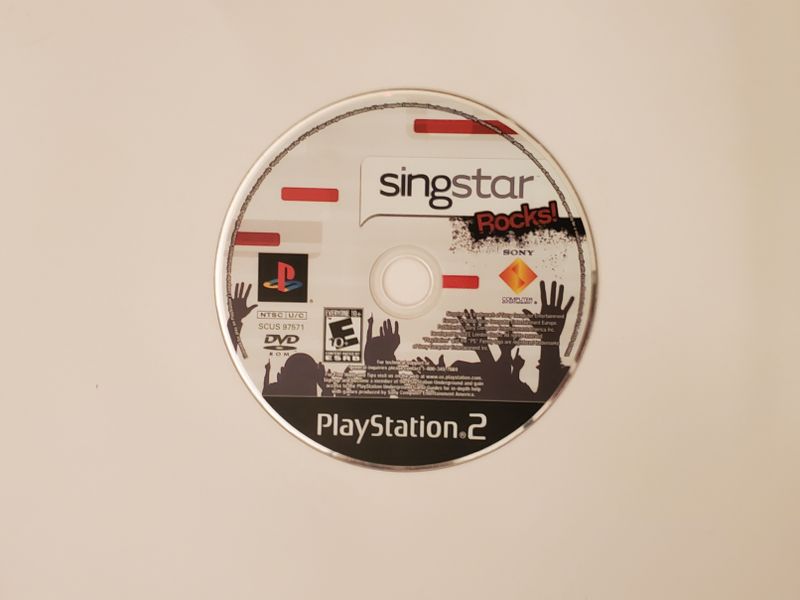 Sony Playstation 2 Singstar Rocks video game