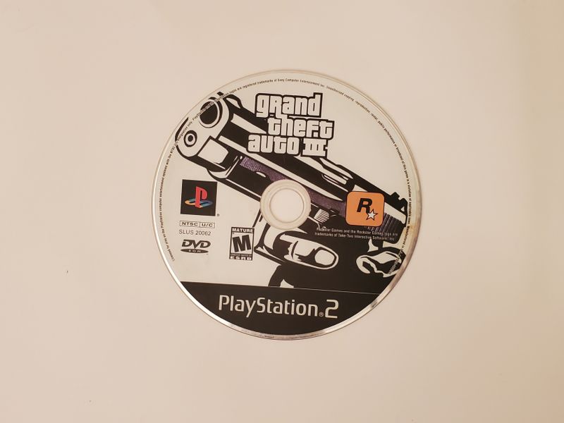 Sony Playstation 2 Grand Theft Auto III video game