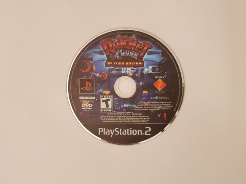 Sony Playstation 2 Ratchet & Clank Up Your Arsenal video game