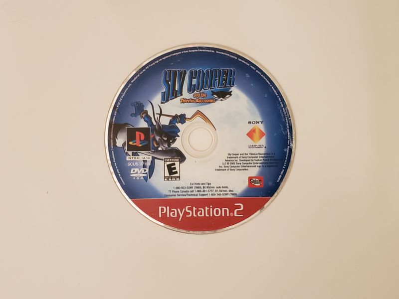 Sony Playstation 2 Sly Cooper and the Thievius Raccoonus video game
