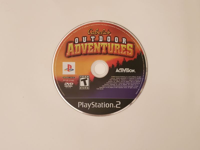 Sony Playstation 2 Cabela's Outdoor Adventures video game