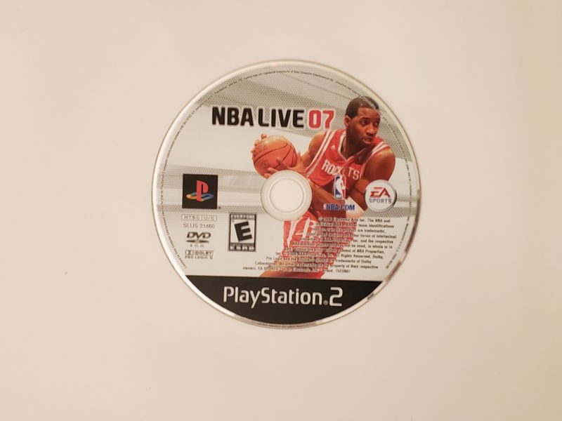 Sony PlayStation 2 NBA Live 07 video game