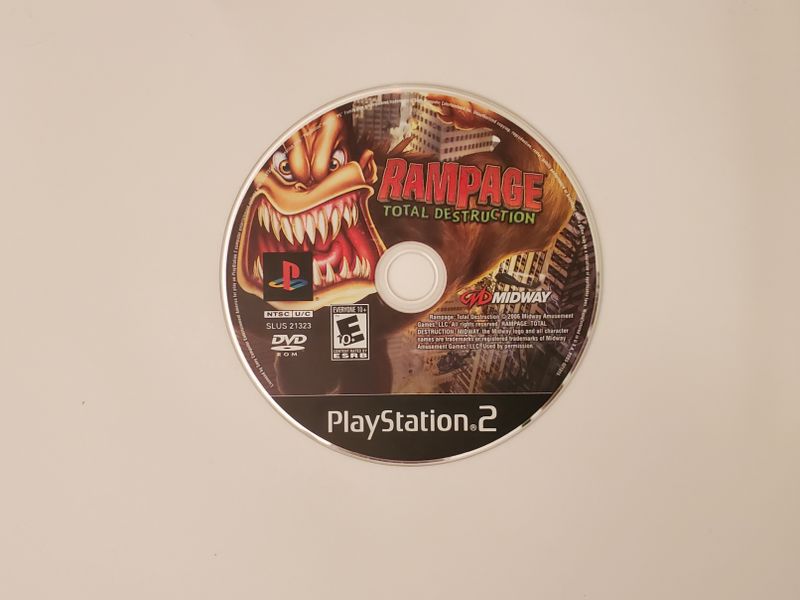 Sony Playstation 2 Rampage Total Destruction video game