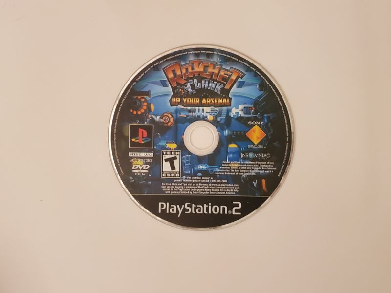 Sony Playstation 2 Ratchet & Clank Up Your Arsenal video game