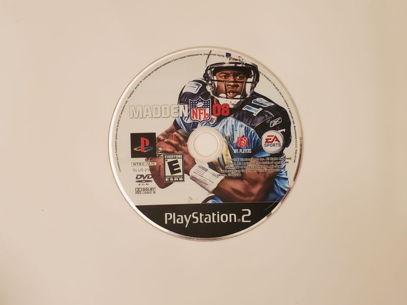 Sony PlayStation 2 Madden NFL 08 video game