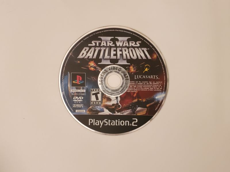 Sony PlayStation 2 Star Wars: Battlefront II video game