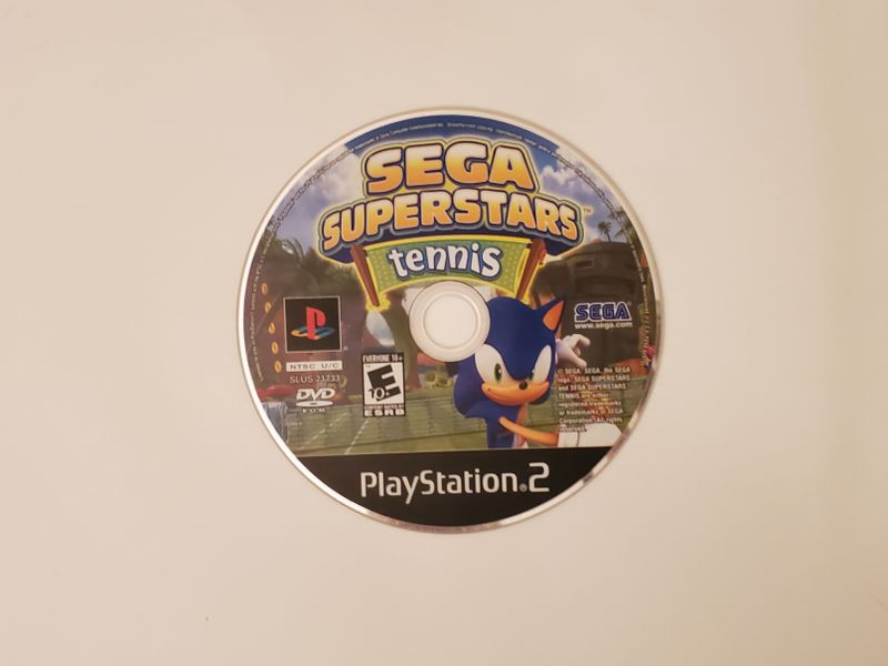 Sony Playstation 2 Sega Superstars Tennis video game