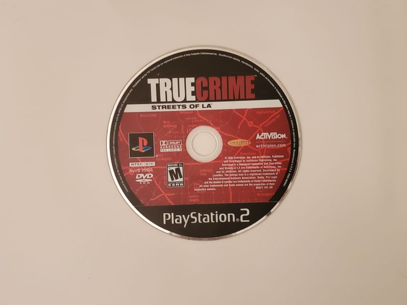 Sony Playstation 2 True Crime Streets of LA video game