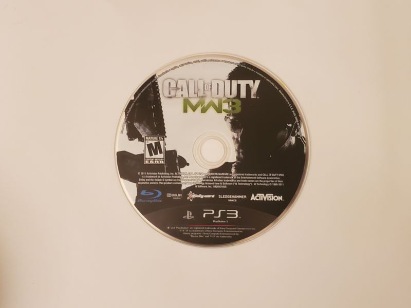 Sony Playstation 3 Call of Duty Modern Warfare 3 video game