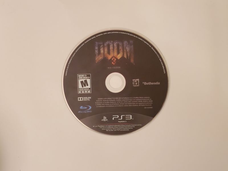 Sony Playstation 3 Doom 3 BFG Edition video game