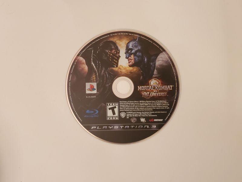 Sony Playstation 3 Mortal Kombat vs. DC Universe video game