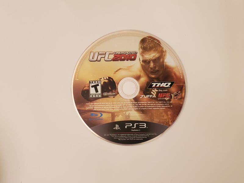 Sony Playstation 3 UFC Undisputed 2010 video game