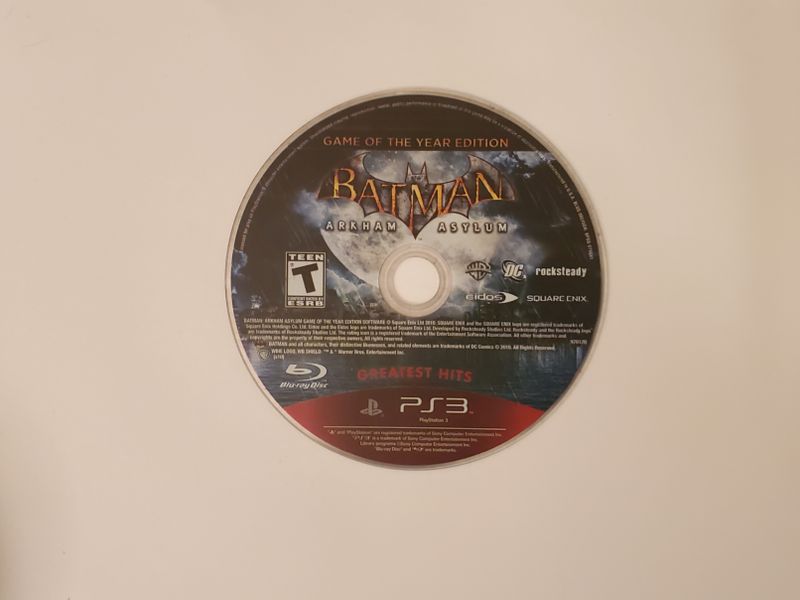 Sony Playstation 3 Batman: Arkham Asylum [Game of the Year Greatest Hits] video game