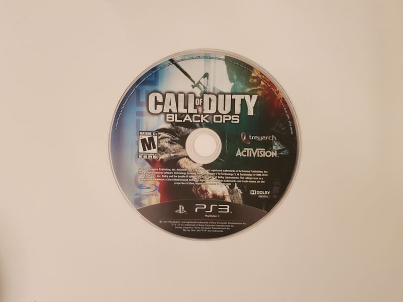Sony Playstation 3 Call of Duty Black Ops video game