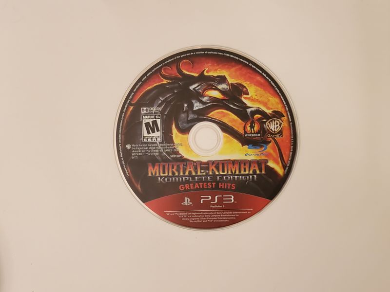 Sony Playstation 3 Mortal Kombat Komplete Edition [Greatest Hits] video game
