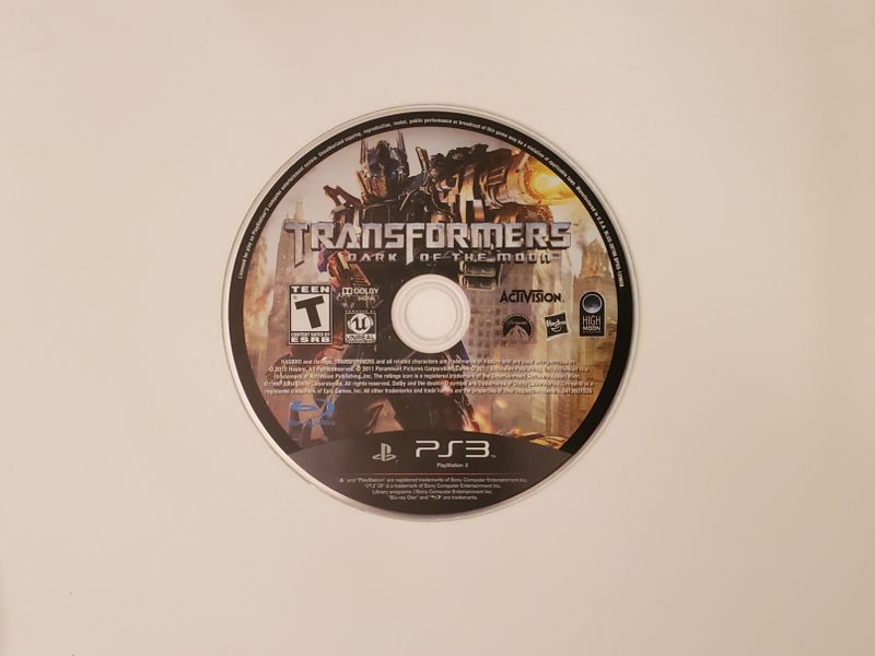 Sony Playstation 3 Transformers: Dark of the Moon video game