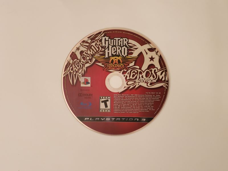 Sony Playstation 3 Guitar Hero Aerosmith video game