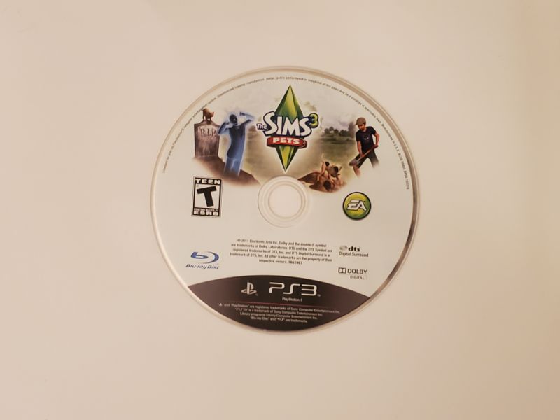 Sony Playstation 3 The Sims 3: Pets video game