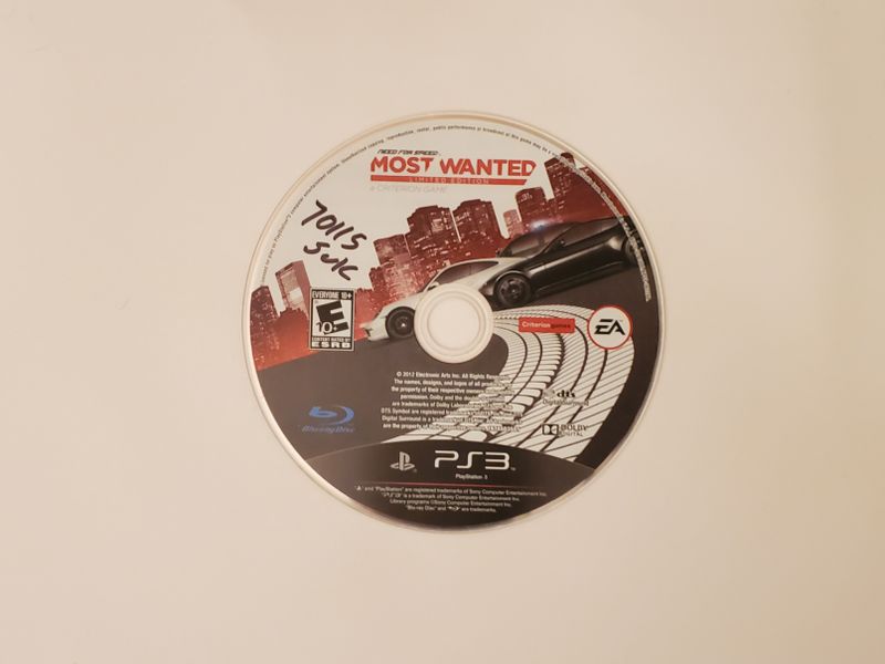 Sony PlayStation 3 Need for Speed: Most Wanted (Criterion Edition) video game
