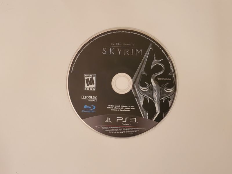 Sony Playstation 3 Elder Scrolls V: Skyrim video game