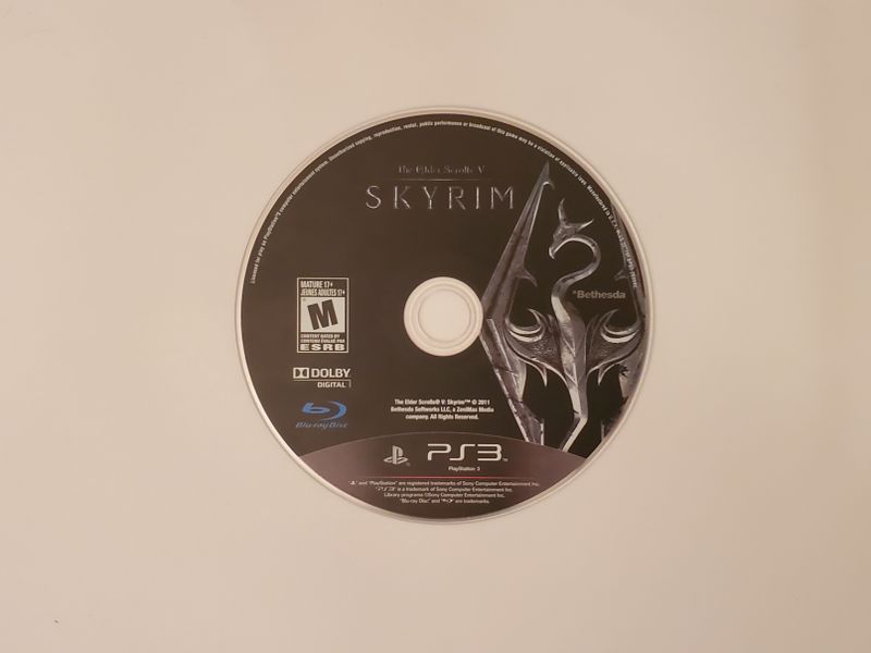 Sony Playstation 3 Elder Scrolls V: Skyrim video game
