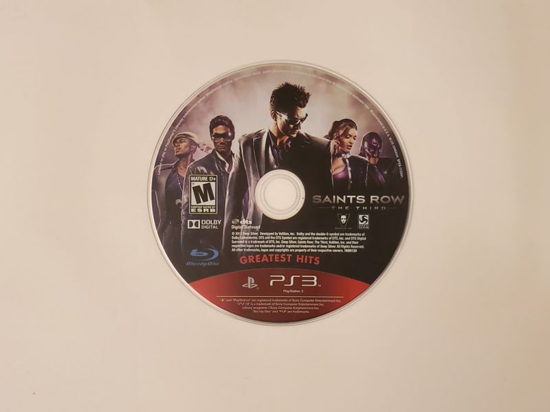 Sony Playstation 3 Saints Row: The Third [Greatest Hits] video game