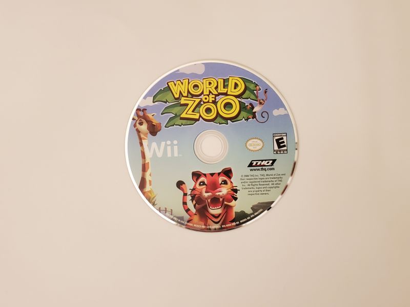 Nintendo Wii World of Zoo video game