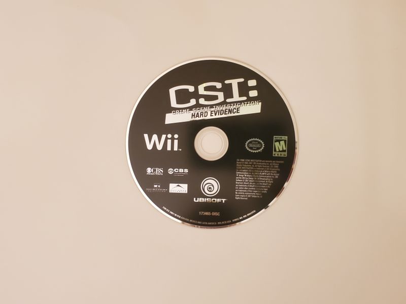 Nintendo Wii CSI: Crime Scene Investigation video game