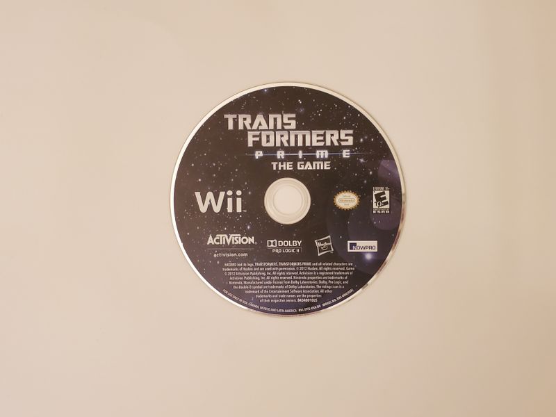 Nintendo Wii Transformers Prime: The Game video game