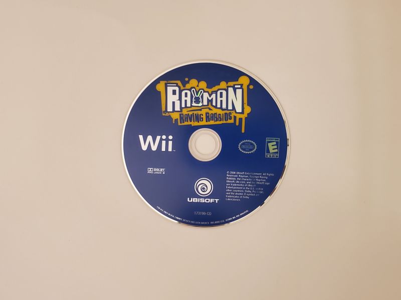 Nintendo Wii Rayman Raving Rabbids video game