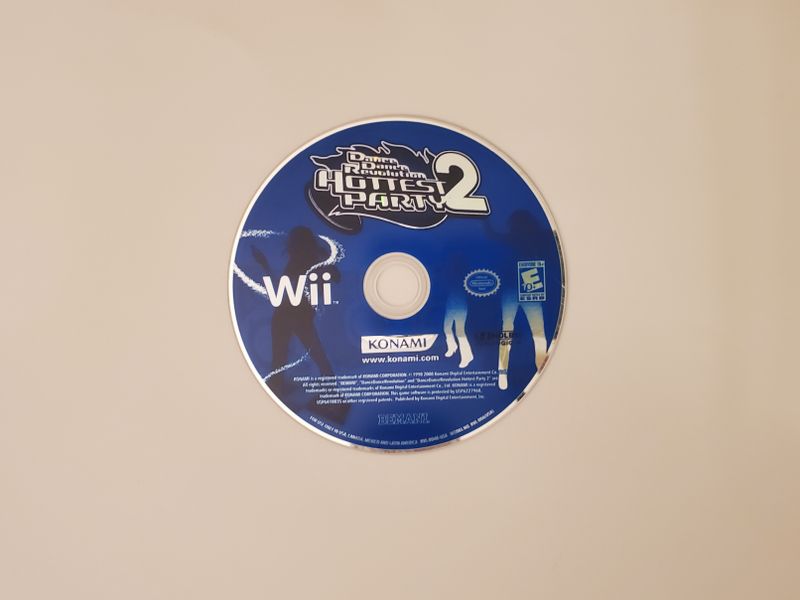 Nintendo Wii Dance Dance Revolution Hottest Party 2 video game