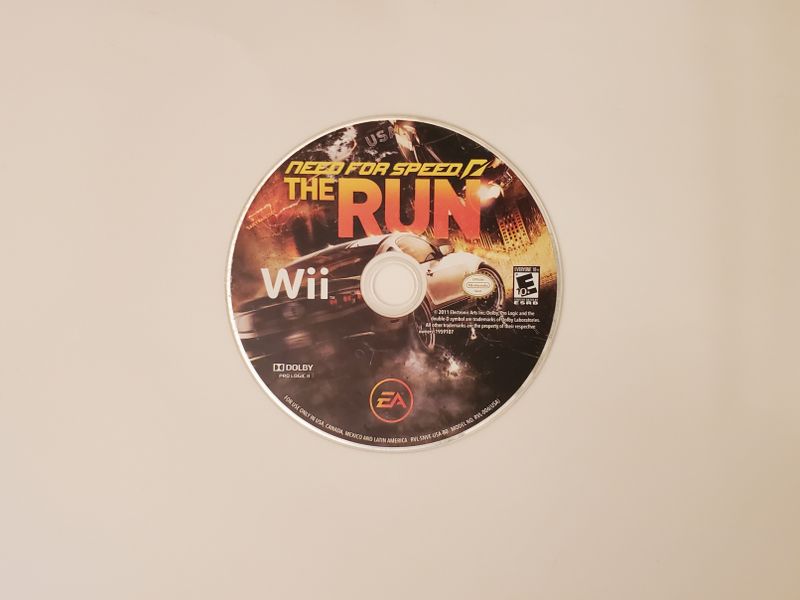 Nintendo Wii Need For Speed: The Run video game
