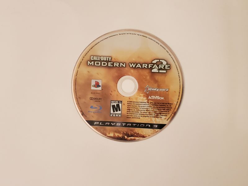 Sony Playstation 3 Call of Duty Modern Warfare 2 video game
