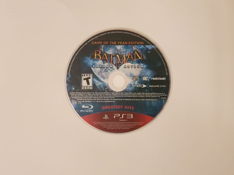 Sony Playstation 3 Batman: Arkham Asylum [Game of the Year Greatest Hits] video game