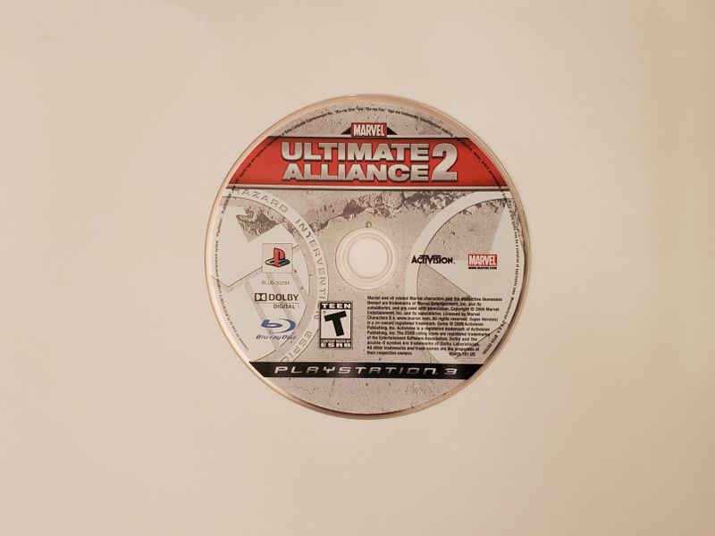 Sony Playstation 3 Marvel Ultimate Alliance 2 video game